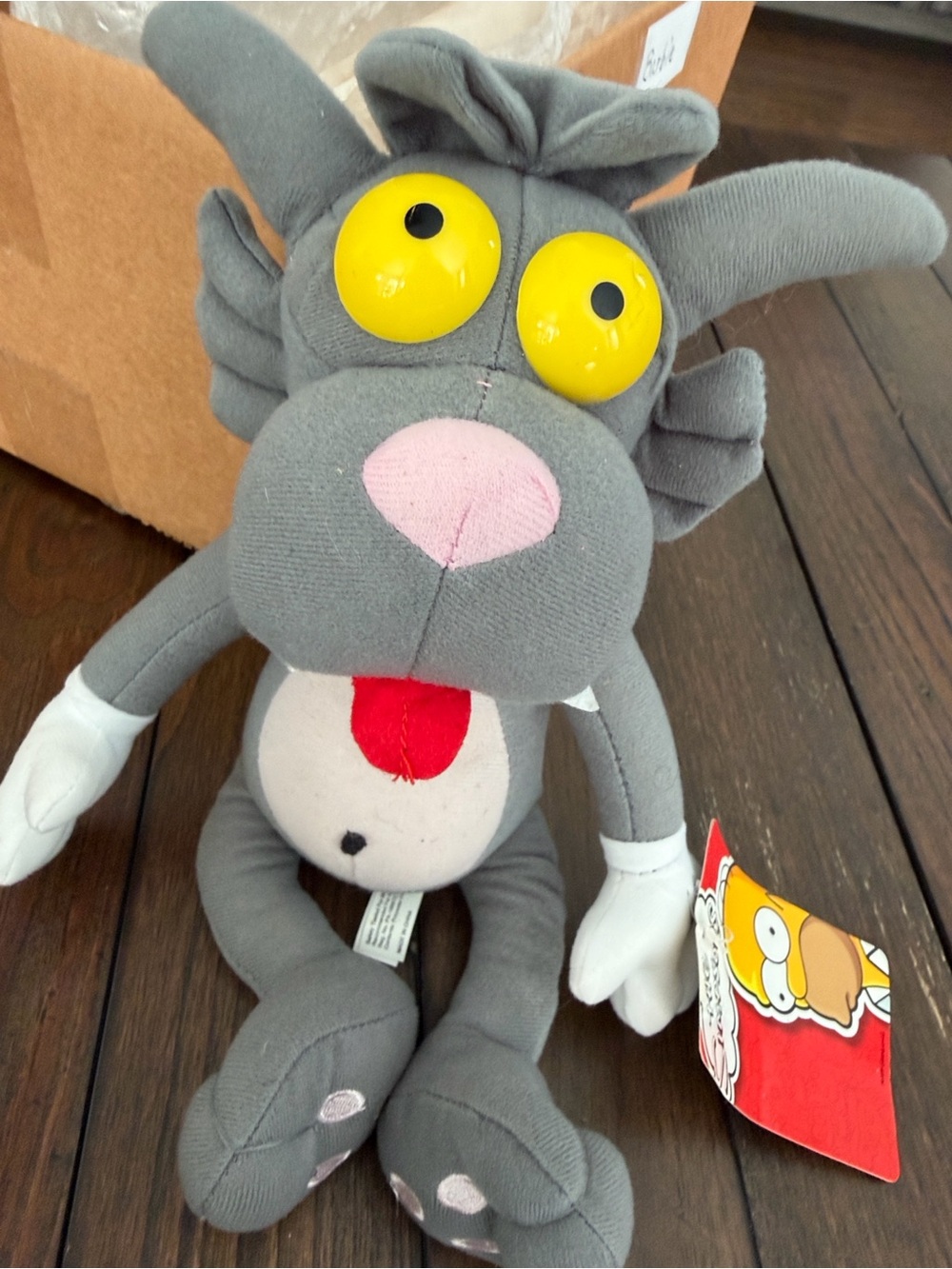 2014 Toy Factory The Simpsons Scratchy Plush With Tags